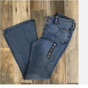J. CREW FULL LENGTH FLARE DENIM JEANS SIZE 29 NEW WITH TAGS